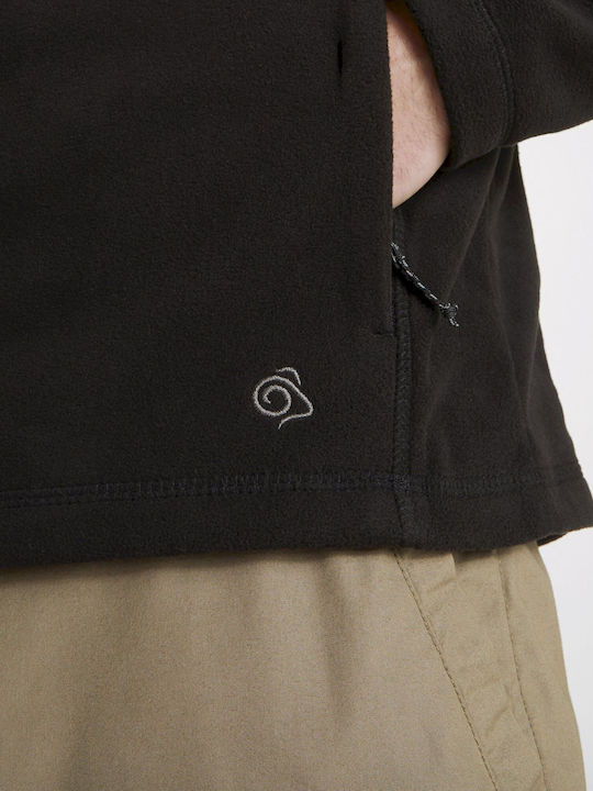 Craghoppers Corey Κυνηγετική Ζακέτα Fleece Μαύρο