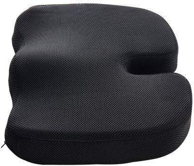 Vevor Seat Cushion with Memory Foam 43.5x33x8.3cm Black LYDCGZDHMNJ0V30SJ001V0