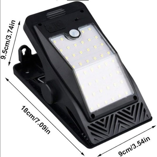 Aerbes Solar Light with Motion Sensor and Photocell 18cmx9.5cmx9cmcm