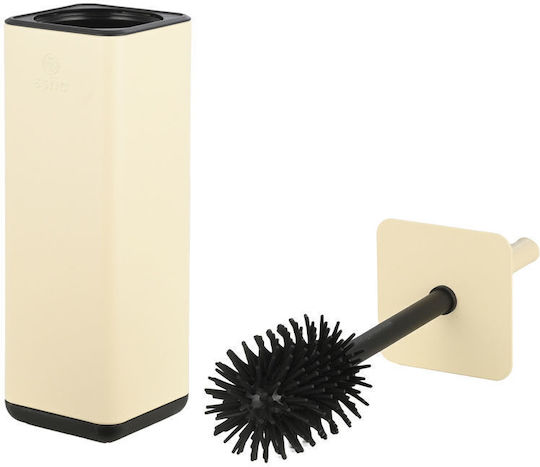 Estia Cubic Metallic Toilet Brush Beige