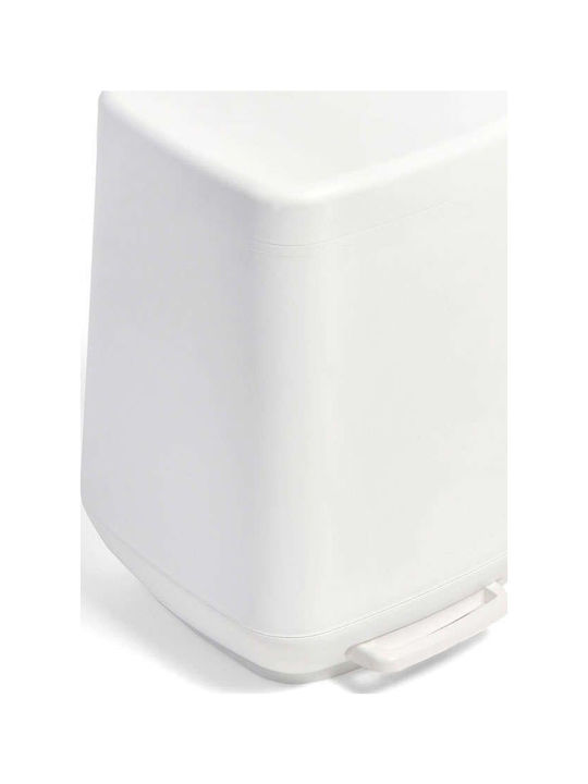 Viopsyctr Plastic Bathroom Basket Soft Close 7lt White