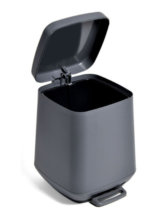 Viopsyctr Plastic Perie de toaletă Închidere lentă 7lt Gri