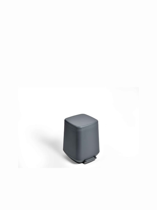 Viopsyctr Plastic Perie de toaletă Închidere lentă 7lt Gri