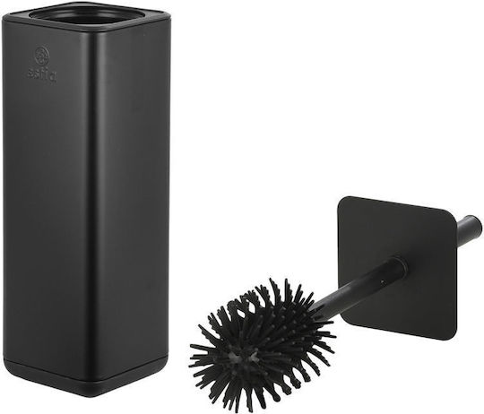 Estia Cubic Plastic Toilet Brush Black
