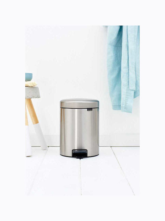 Brabantia New Icon Metallic Bathroom Basket 5lt Black Matt
