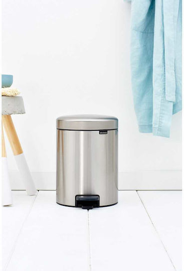 Brabantia New Icon Metallisch Badezimmer Mülleimer 5Es Black Matt