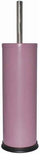 Estia Toilet Brush Classic Metallic Plastic Container 23cm Rotten Apple 02-3944