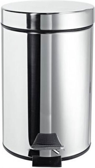 Sidirela Metallic Bathroom Basket 5lt Inox