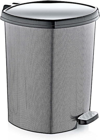 Viosarp Plastic Bathroom Basket 17lt Silver