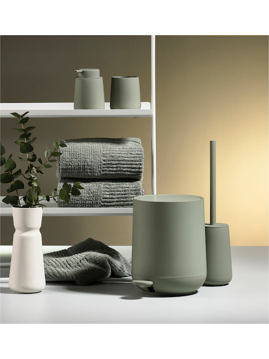 Zone Denmark Matcha Green Πλαστικό Καλαθάκι Μπάνιου Soft Close 5lt Πράσινο