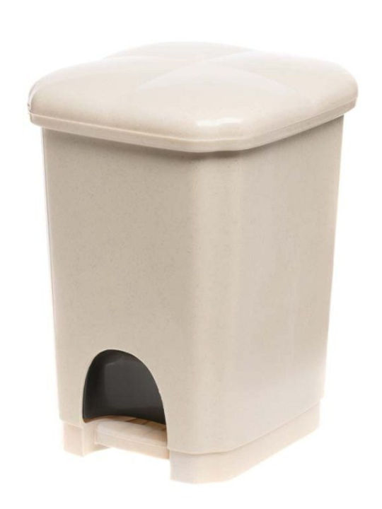 Cyclops Kunststoff Badezimmer Mülleimer 7Es Beige