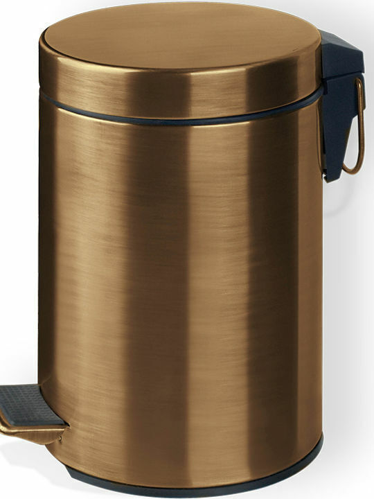 Performa Design Wish 835-221 Metallic Bathroom Basket 3lt Antique Brass Bronze