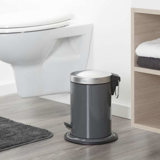 Sealskin Acero 361732414 Inox Bathroom Basket 3lt Gray