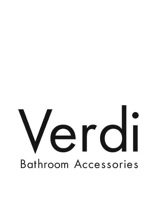 Verdi Metallisch Badezimmer Toilettenbürste Silber