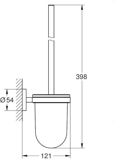 Grohe Essentials Μεταλλικό Πιγκάλ Μπάνιου Λευκό