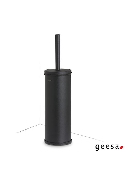 Geesa Tiger 3074-400 Metallisch Badezimmer Toilettenbürste Schwarz