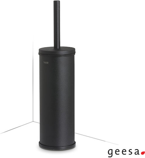 Geesa Tiger 3074-400 Metallic Toilet Brush Black