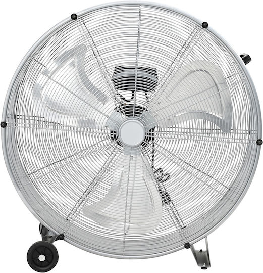 vidaXL Ventilator Boden 120W Silber