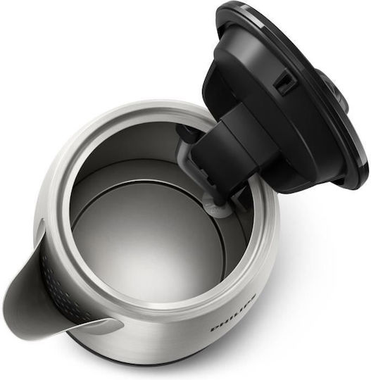 Philips Daily Collection Βραστήρας 1.7lt 2200W Ασημί