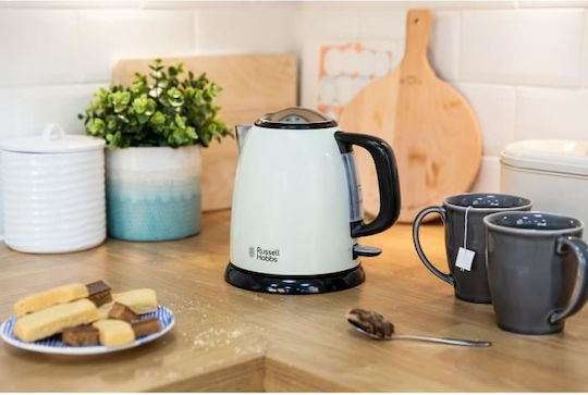 Russell Hobbs Plus Kettle 1lt 2400W Beige