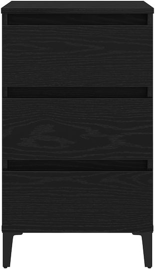 Комод Дървен Black oak 40x35x69см