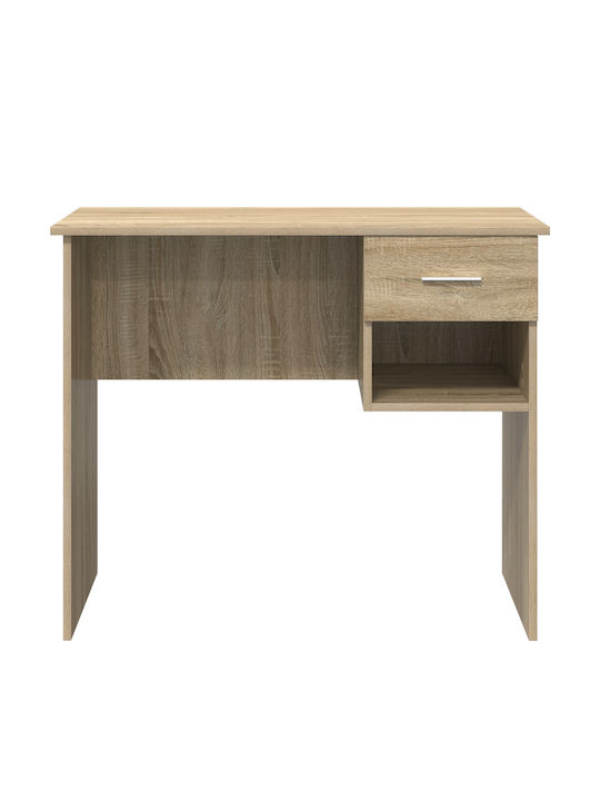 Schreibtisch aus Massivholz Sonoma Oak 90x49.5x75cm