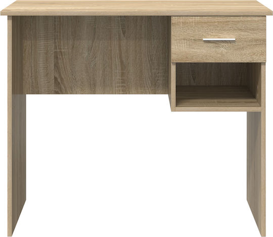 Γραφείο από Μασίφ Ξύλο Δρυός Sonoma 90x49.5x75εκ.