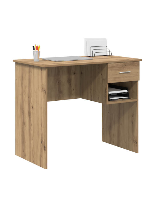 Birou din Lemn de Stejar 90x49.5x75cm