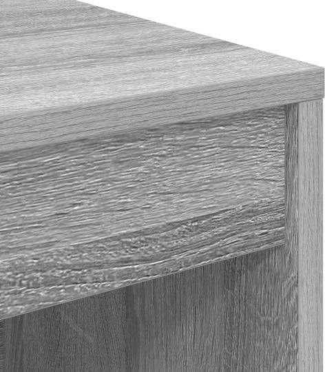 Γραφείο Υπολογιστή Ξύλινο Γκρι Sonoma 100x40x76εκ.