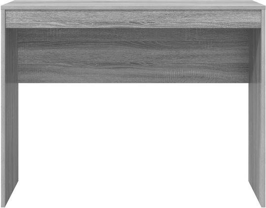 Γραφείο Υπολογιστή Ξύλινο Γκρι Sonoma 100x40x76εκ.