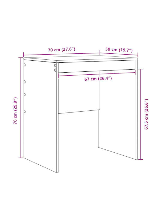 Birou de Lemn Maro 70x50x76cm