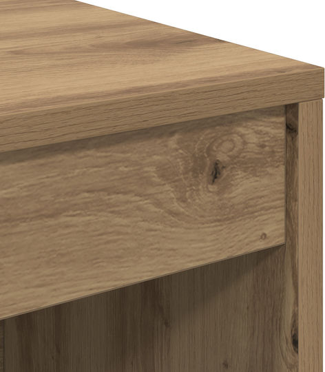 Desk Wooden Oak 90x40x76cm