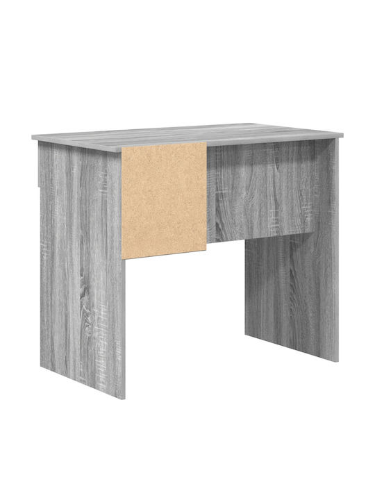 Γραφείο Ξύλινο Γκρι Sonoma 90x49.5x75εκ.
