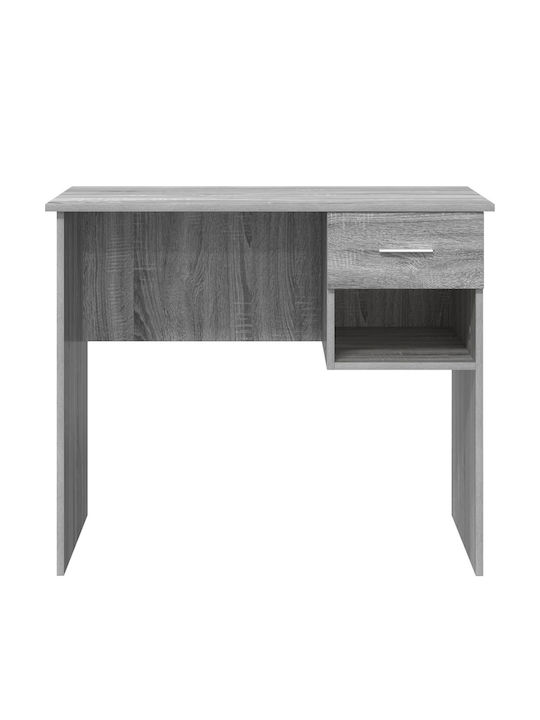 Γραφείο Ξύλινο Γκρι Sonoma 90x49.5x75εκ.