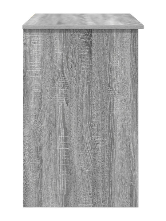 Γραφείο Ξύλινο Γκρι Sonoma 90x49.5x75εκ.