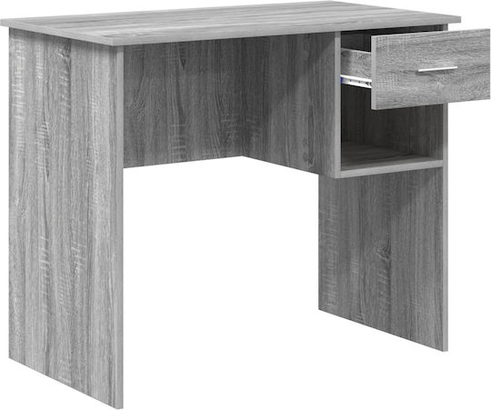 Birou Din Lemn Gri Sonoma 90x49,5x75cm