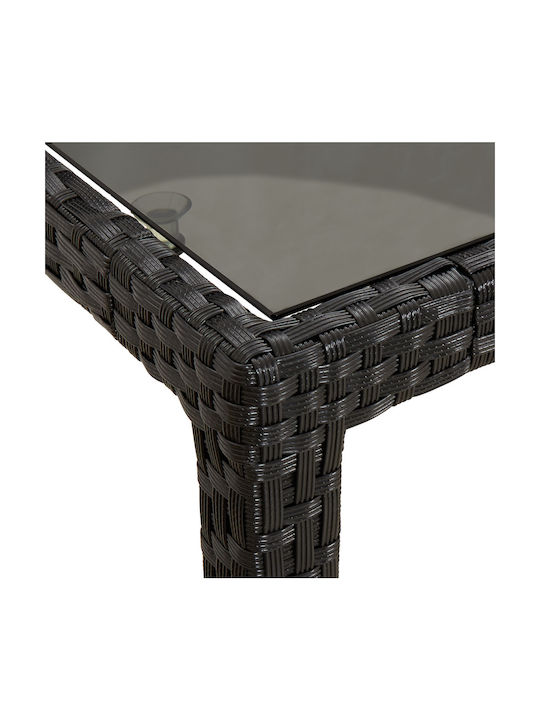 Tisch Stabil Black 150x90x75cm