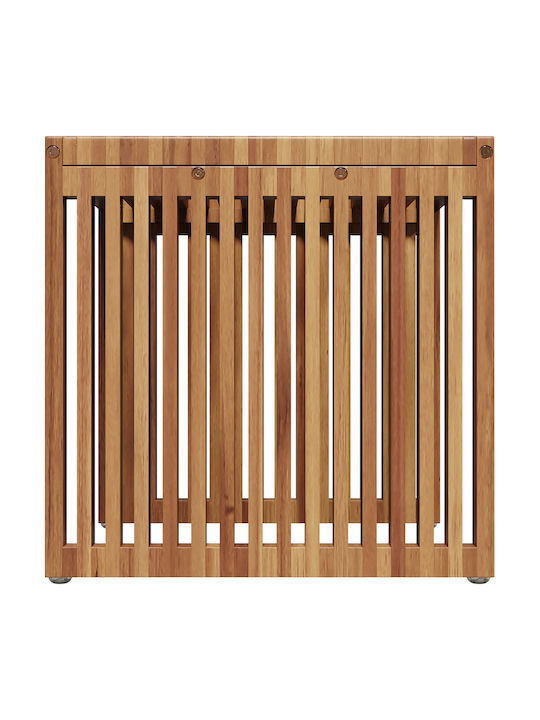 Sitting Room Table for Small Outdoor Spaces from Teak Brown 45x42.5x45cm