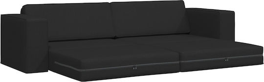 Ecksofa Schlafsofa Schwarz 245x150x60,5 cm