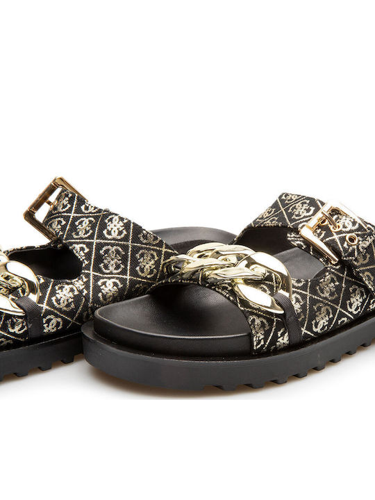 Fatema 2 Women's Flat Sandals in Beige Color