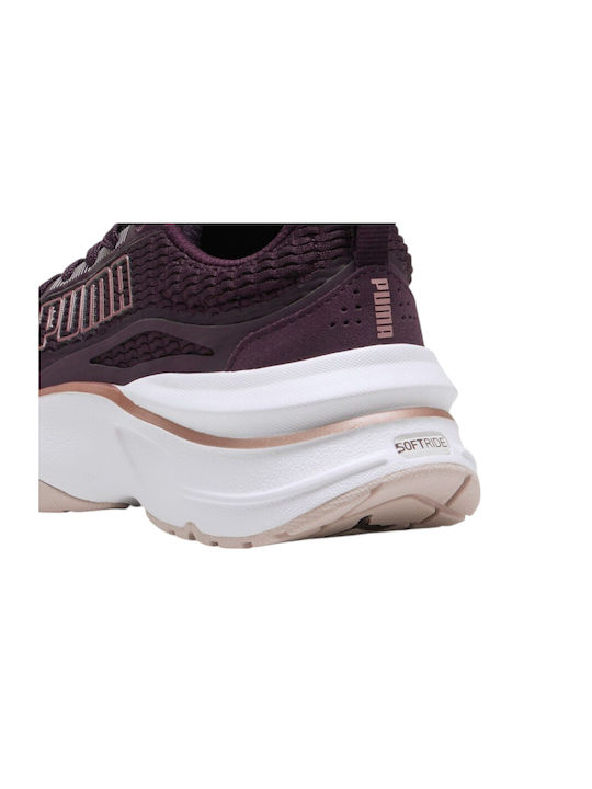Softride Divine Sport Shoes Running Midnight Plum-mauve Mist-rose Gold
