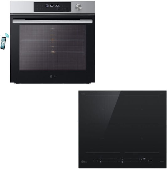 LG Cuptor Deasupra Blatului 76lt cu Plite cu Inducție L59.2cm.