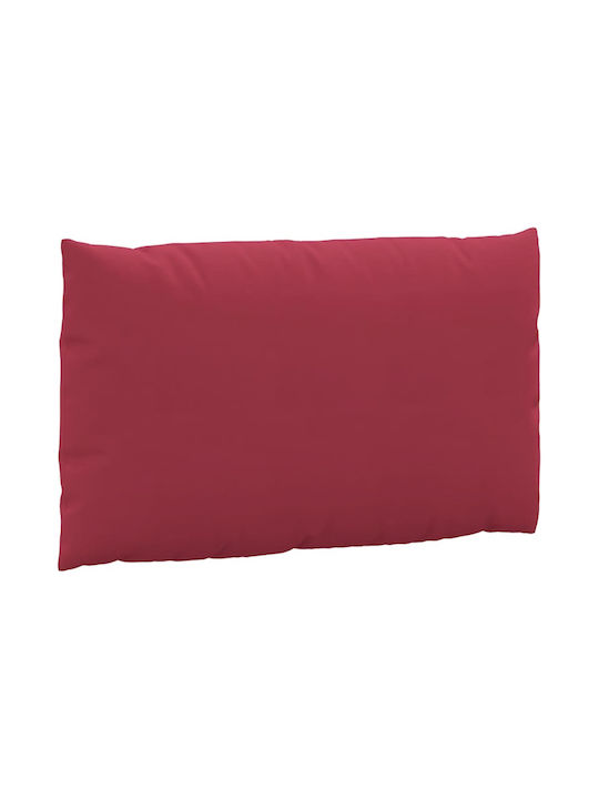 vidaxl Gartenstuhlkissen Palette 2 Stück Burgundisch Leinwand