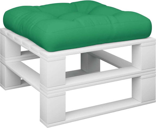 vidaxl Pernă Pentru Palet Verde 58 X 58 X 10 Cm Pânză