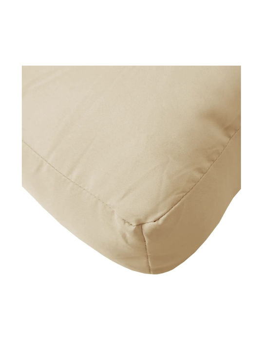 vidaxl Pallet Cushions 3 Pieces Black Fabric
