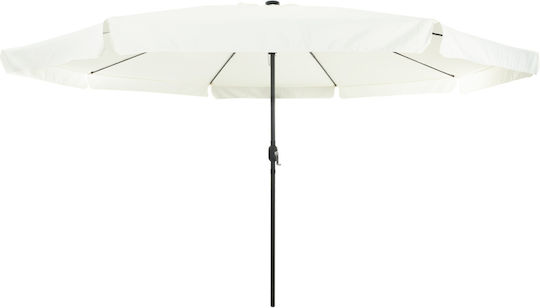 Garten- und Terrassen-Sonnenschirm Rundschreiben Aluminium Ecru F3.95xY2.49m