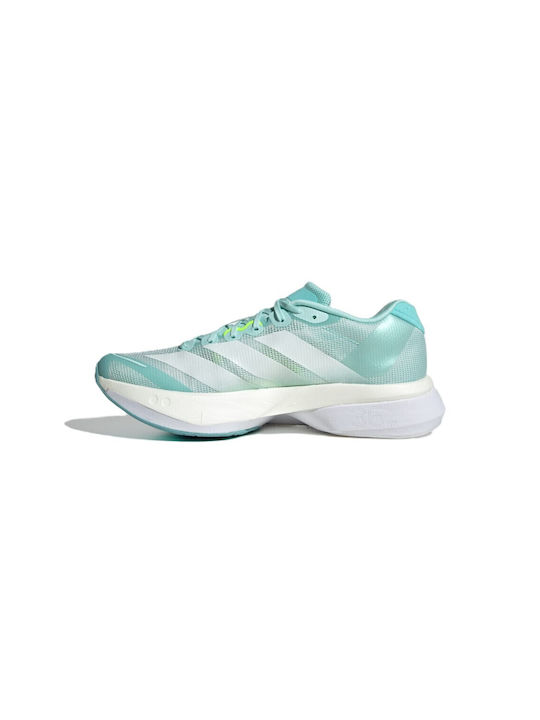 adidas Adizero Boston 13 Running Semi Flash Aqua / Zero Met / Lucid Lemon