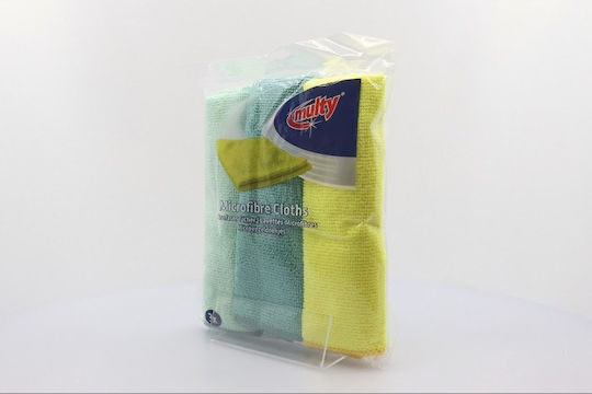 Multy Cleaning Cloths with Microfibers General Use Multicolour 35x35cm 3pcs