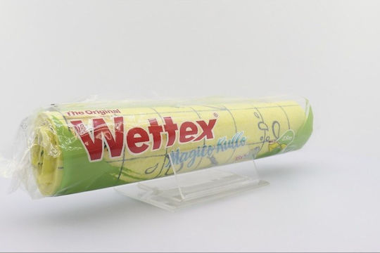 Wettex Μαγικό Ρολό Σπογγοπετσέτα Γενικής Χρήσης Κίτρινη 25x25εκ.