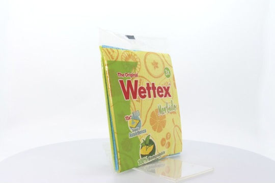 Wettex No 1 Morbido Sponge Cloths General Use Yellow 18x20cm 3pcs